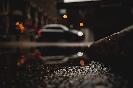 worm's eye view photography of concrete gutter thumbnail