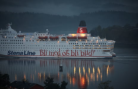Stena Line cruise ship on body of water thumbnail