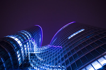 worms-eye view photography of high-rise building thumbnail