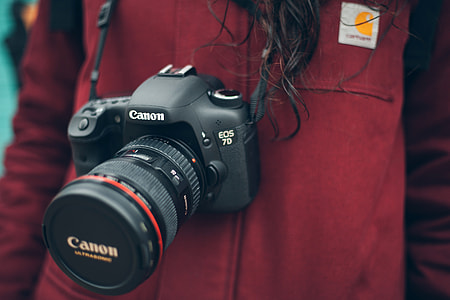 Women wearing Canon 7D Camera thumbnail