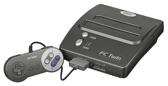 black FC Twin console and corded controller thumbnail