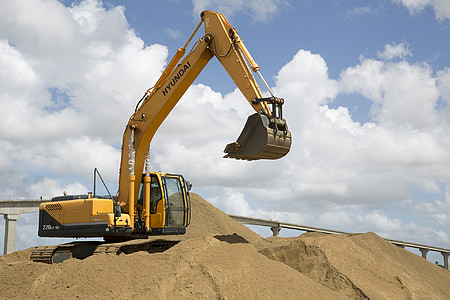 excavation, power shovel, excavator, sand, digger, construction Industry thumbnail