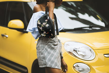 Woman Holding Bag thumbnail