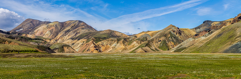 photo of mountain and blue sky thumbnail