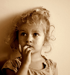 Portrait Of Black And White, Child thumbnail