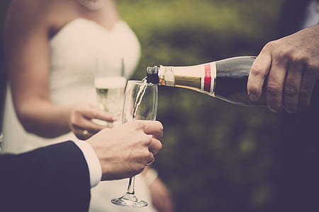 Newly Weds Drinking Champagne thumbnail
