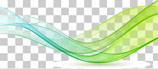 Ribbon, Colorful lines, green and teal wavy lines PNG clipart