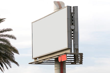 white LED street board during daytime thumbnail