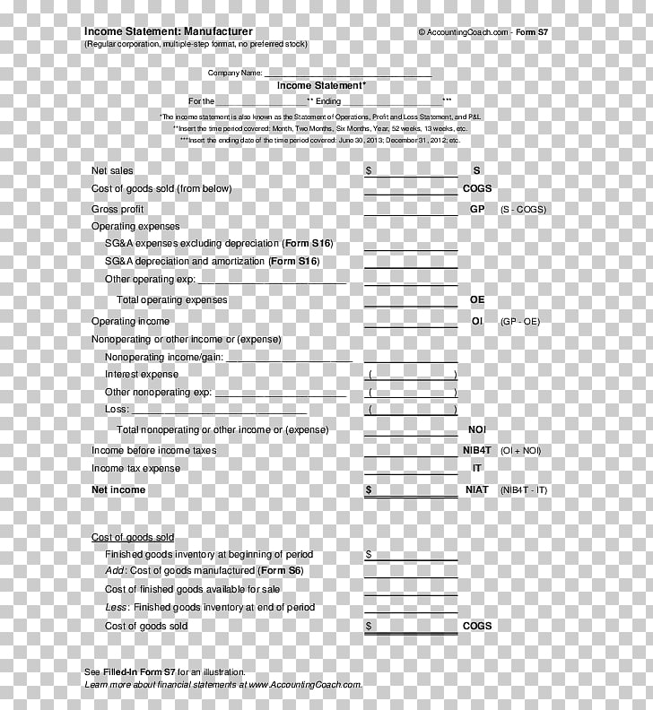income statement financial statement form finance grandness the income statement is also known as the