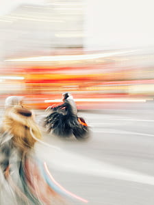 panning photo of motorcycle thumbnail