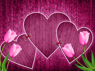 pink hearts illustration thumbnail