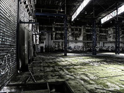 gray metal frame inside warehouse thumbnail