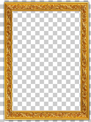 Frame , Glyph golden border, gold embossed frame PNG clipart
