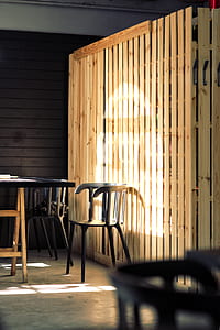 black wooden chair thumbnail