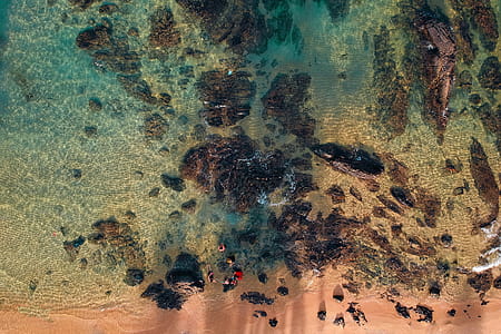 Gray Stone in Body of Water thumbnail