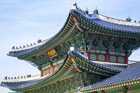 low-angle photography pagoda temple during daytime thumbnail