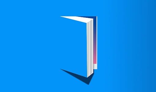 Open Book - Knowledge and Reading Concept - Blue Version thumbnail