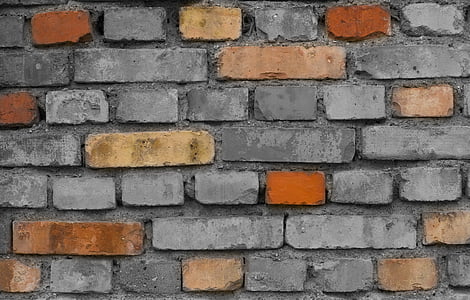gray and brown concrete wall bricks thumbnail