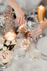 Silver Christmas decorations thumbnail