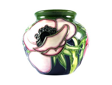 green and black flower pot thumbnail