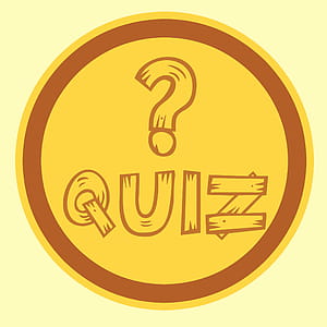 Quiz icon in rustic type. thumbnail
