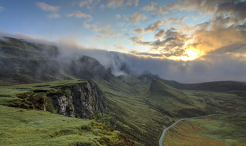 rolling hill at golden hour thumbnail