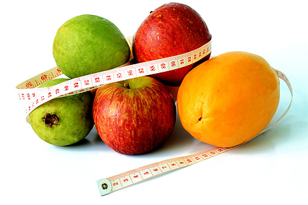 variety of fruits with tape measure thumbnail