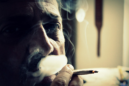 photo of smoking man thumbnail