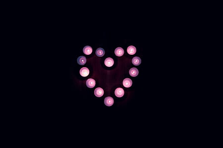 candlelight, valentines day, candle, heart thumbnail