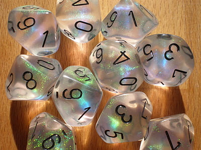 numbered stones lot on beige wooden surface thumbnail
