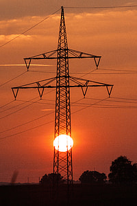 electric tower under sunset thumbnail