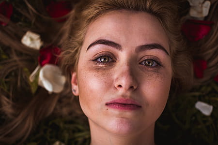 Woman in Red Lipstick Photo thumbnail