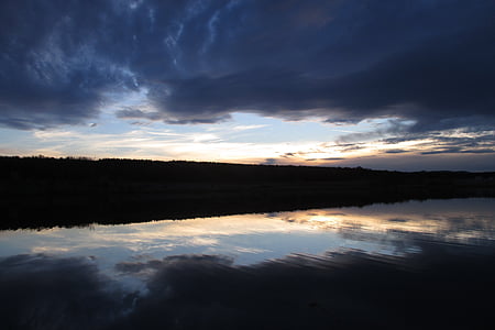 body of water under cloudy sky thumbnail