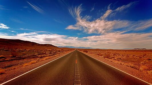 time lapse photography of gray top road during day time thumbnail