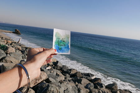 I Am Peace Watercolor Card thumbnail