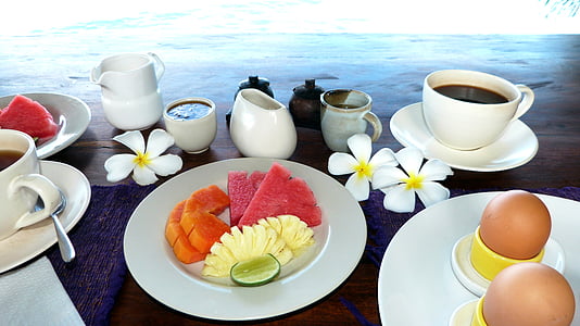 variety of sliced fruits on top of white ceramic plate thumbnail