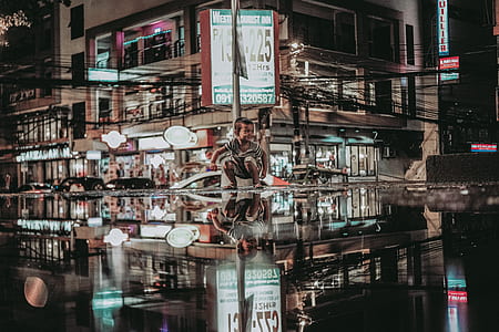 edited photo of boy with road reflection thumbnail