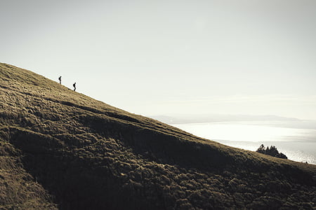 two person hiking at the hill thumbnail