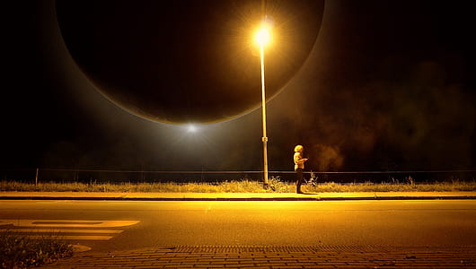 person under street light thumbnail