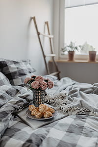 Blue pillows on a carpet thumbnail
