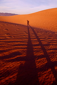 shawdon reflects on sand dune during daytime thumbnail