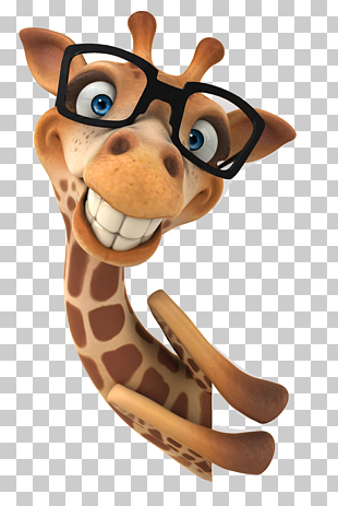 Stock photography Northern giraffe Stock illustration Illustration, Three-dimensional,design,3d giraffe design material, giraffe wearing eyeglasses llustration PNG clipart