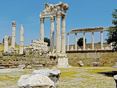 white concrete pillars during daytime thumbnail