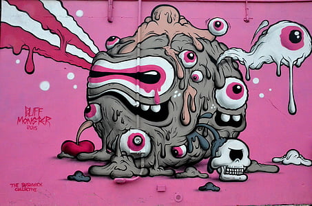 street art, graffiti, new york, art, wall, spray thumbnail