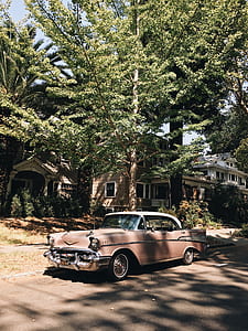 classic coupe on road thumbnail