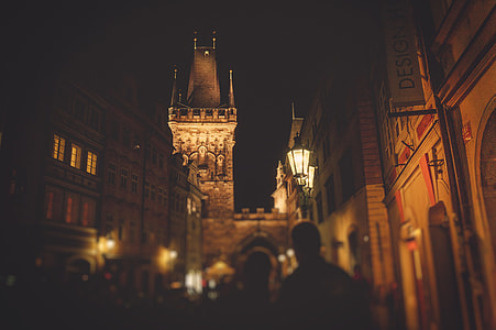 selective focus photography of white castle tower thumbnail