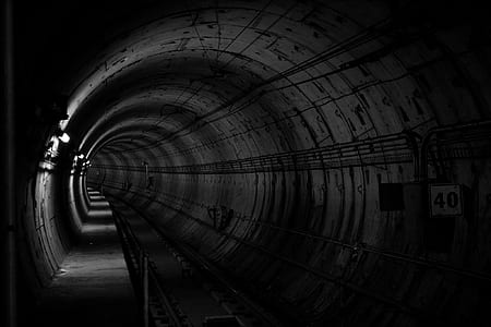 train tunnel with railway thumbnail
