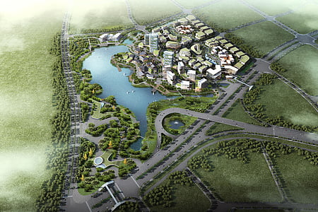 landscape photography of top view of city buildings thumbnail