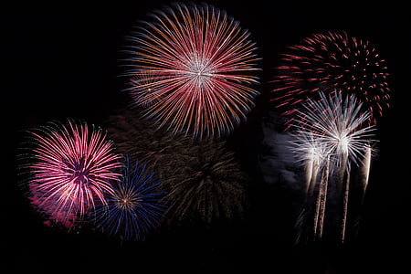 fireworks show during nighttime thumbnail