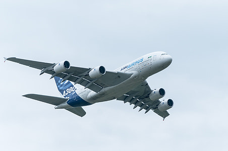 white and blue plane thumbnail